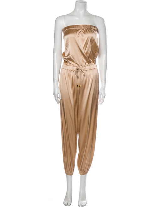 Alexis Silk Strapless Jumpsuit