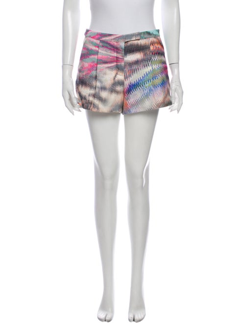 Alexis Printed Mini Shorts Pink