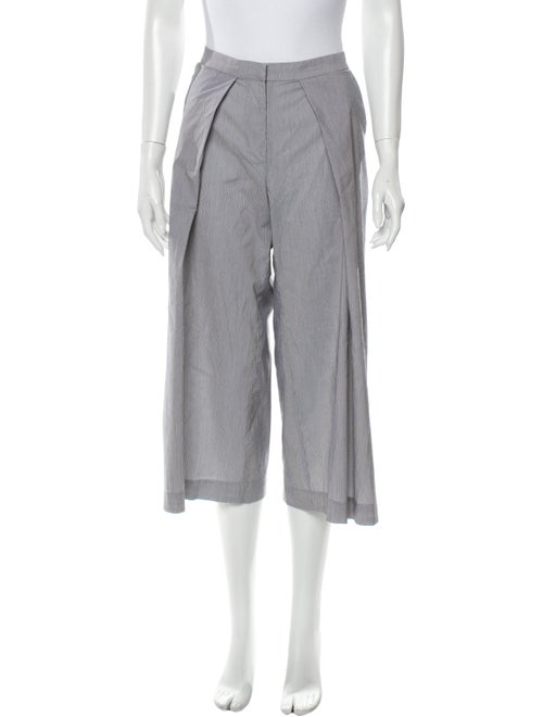 Alexis Striped Wide Leg Pants Grey
