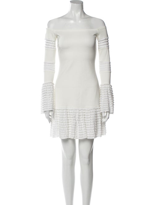 Alexis Off-The-Shoulder Mini Dress White