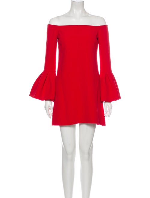 Alexis Off-The-Shoulder Mini Dress Red