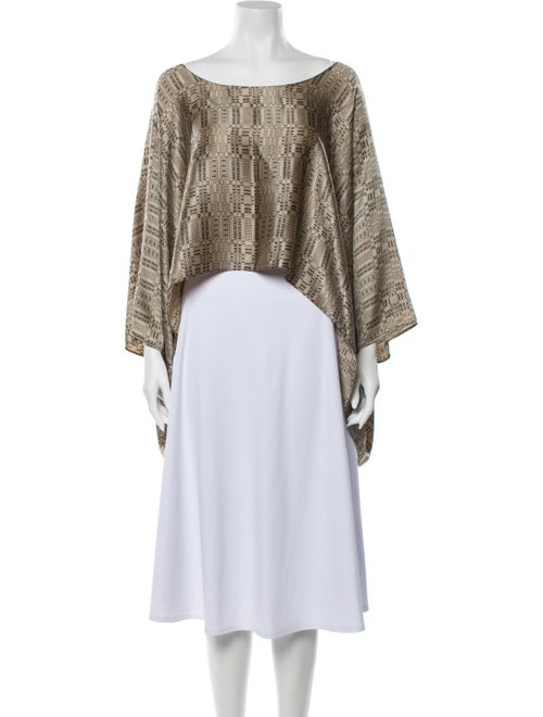 Alexis Silk Printed Crop Top