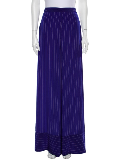 Alexis Striped Wide Leg Pants Blue