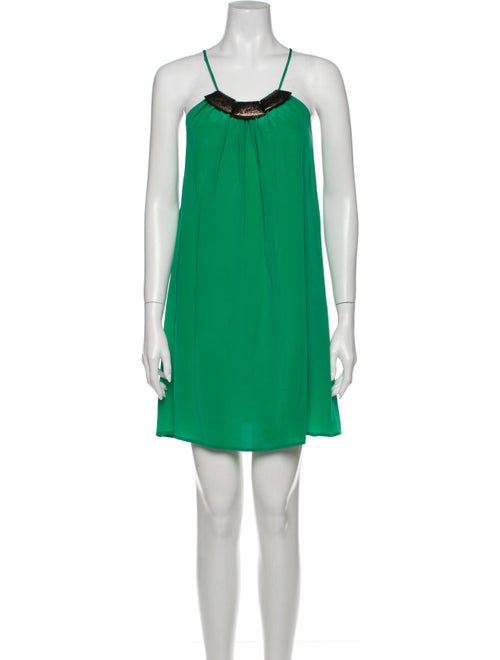 Alexis Silk Mini Dress Green