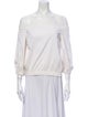Alexis Off-The-Shoulder Three-Quarter Sleeve Top