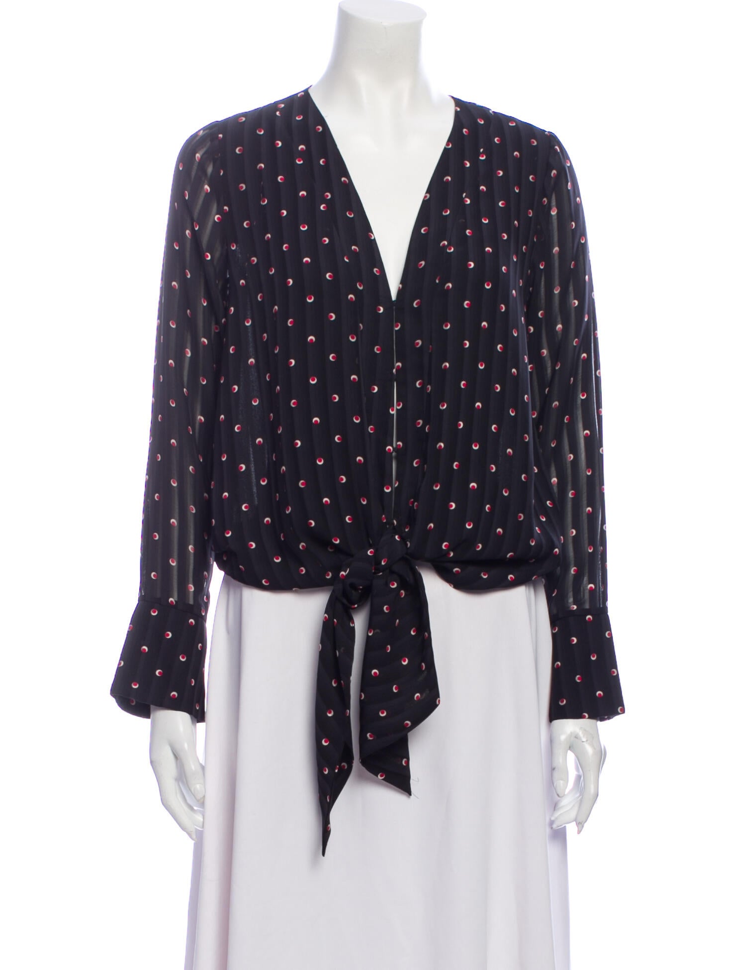 Alexis Printed V-Neck Blouse