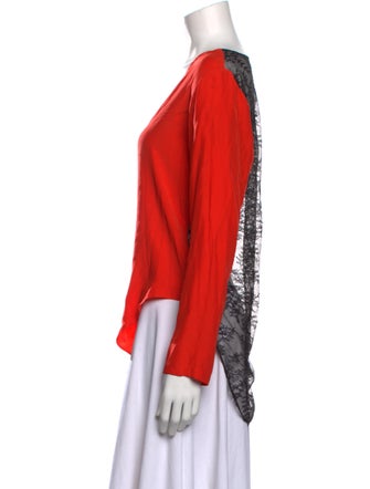 Alexis Silk V-Neck Blouse