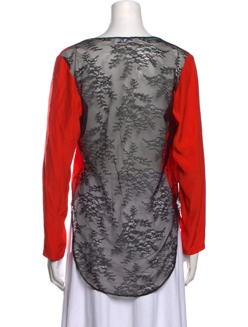 Alexis Silk V-Neck Blouse