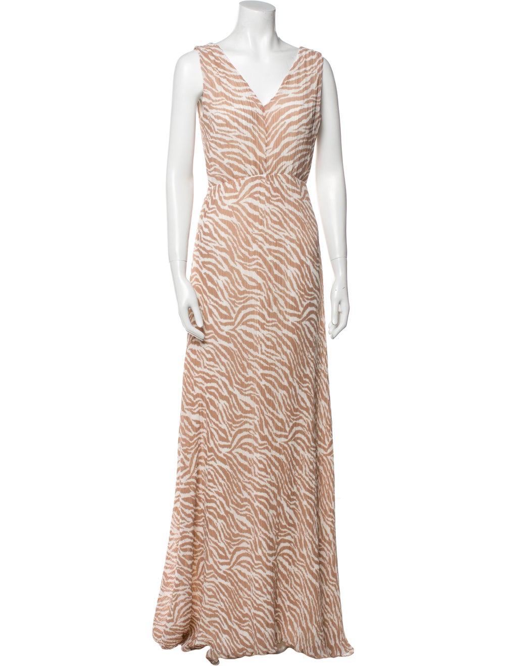 Alexis Animal Print Long Dress - image 1