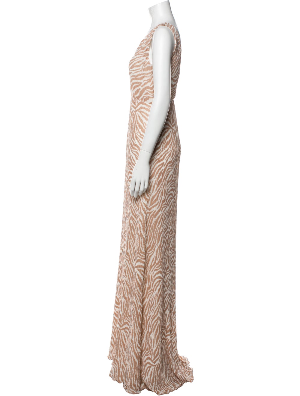 Alexis Animal Print Long Dress - image 2