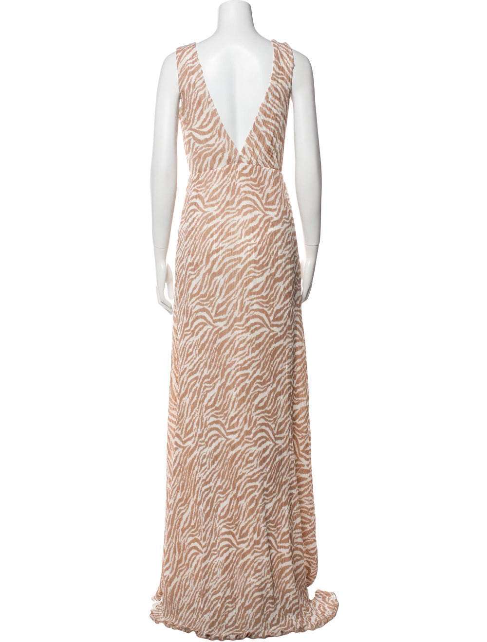 Alexis Animal Print Long Dress - image 3