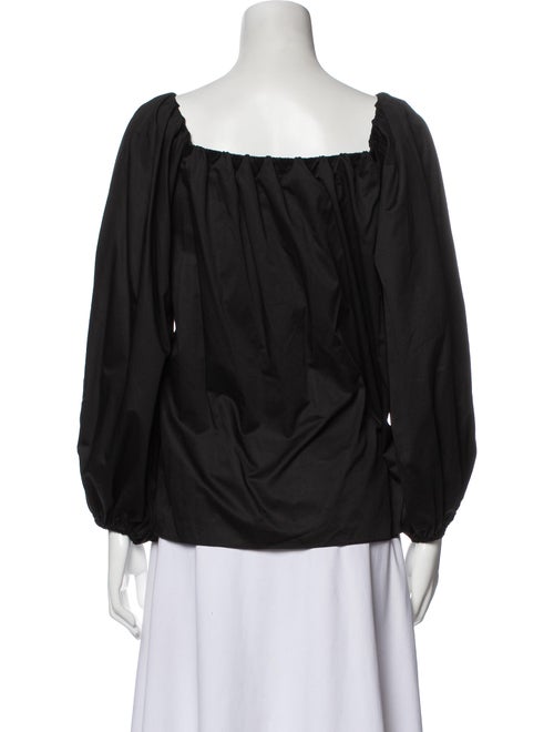 Alexis Square Neckline Three-Quarter Sleeve Blouse