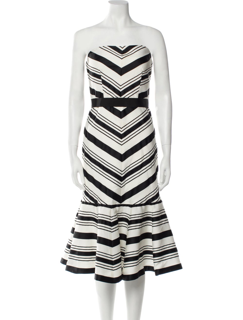 Alexis Striped Knee-Length Dress - image 1