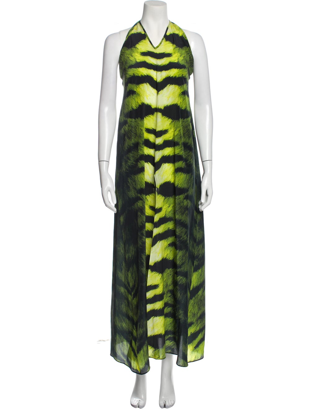 Alexis Animal Print Long Dress - image 1