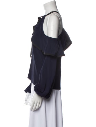 Alexis Halterneck Long Sleeve Blouse