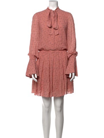 Alexis Dresses Floral Print Knee-Length Dress XS