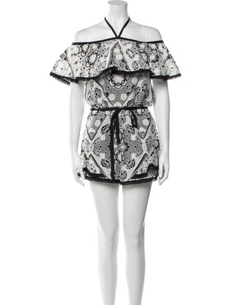 Alexis Lace Pattern Romper