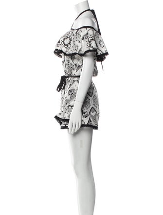 Alexis Lace Pattern Romper