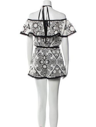 Alexis Lace Pattern Romper