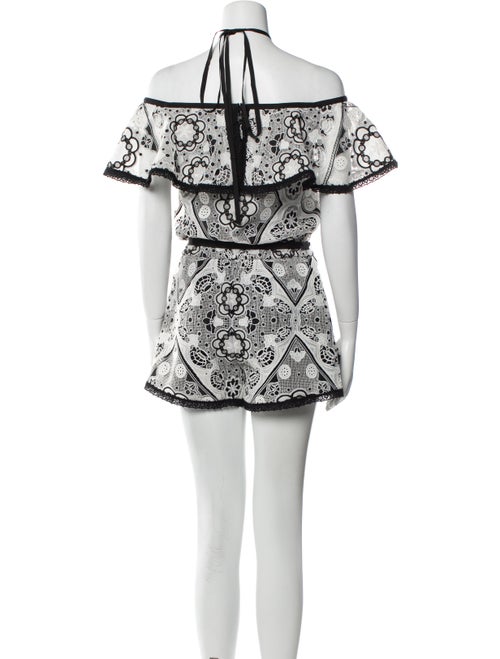 Alexis Lace Pattern Romper