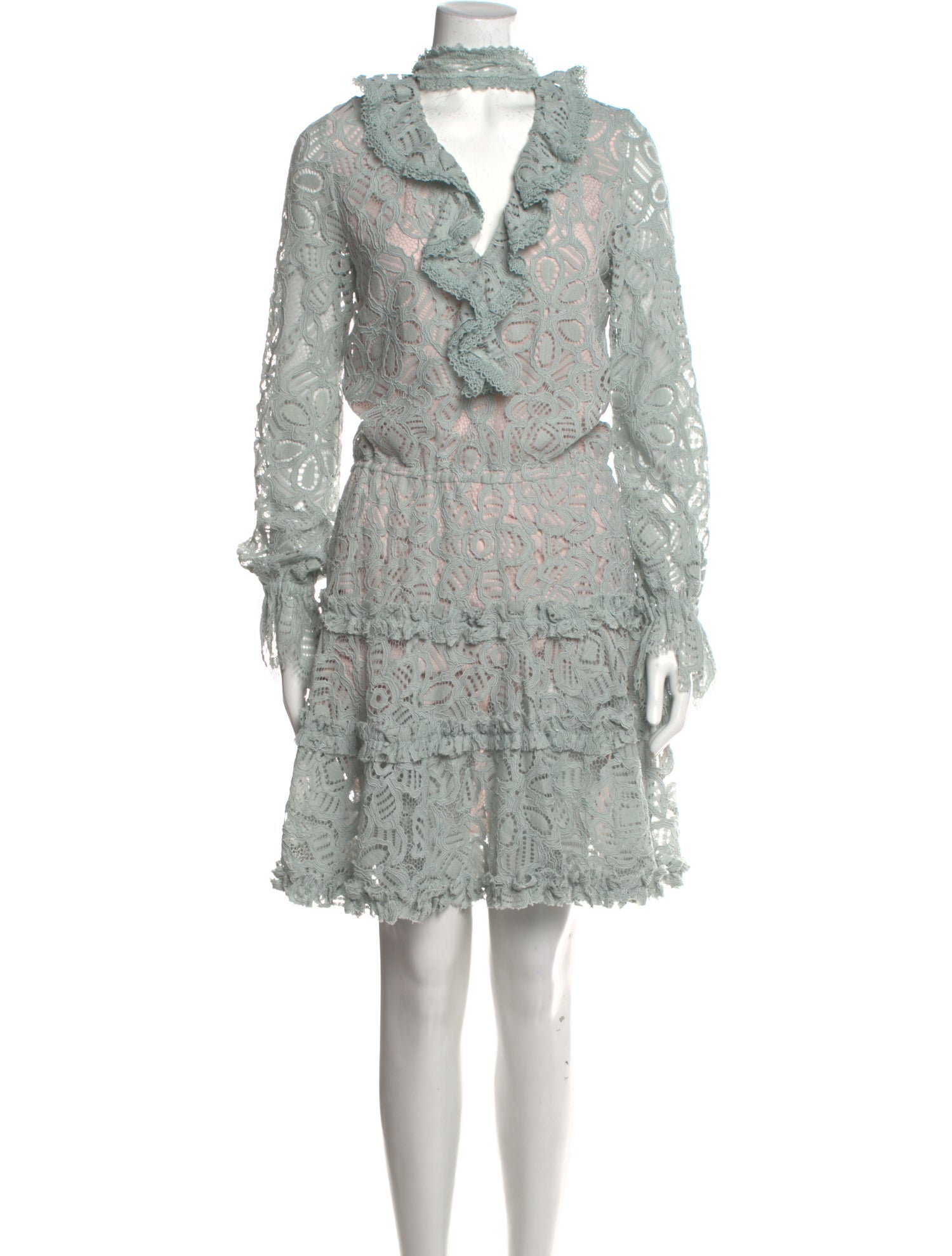 green emerald velvet dress Alexis Formal Rhinestone A-Line Dress main image 1
