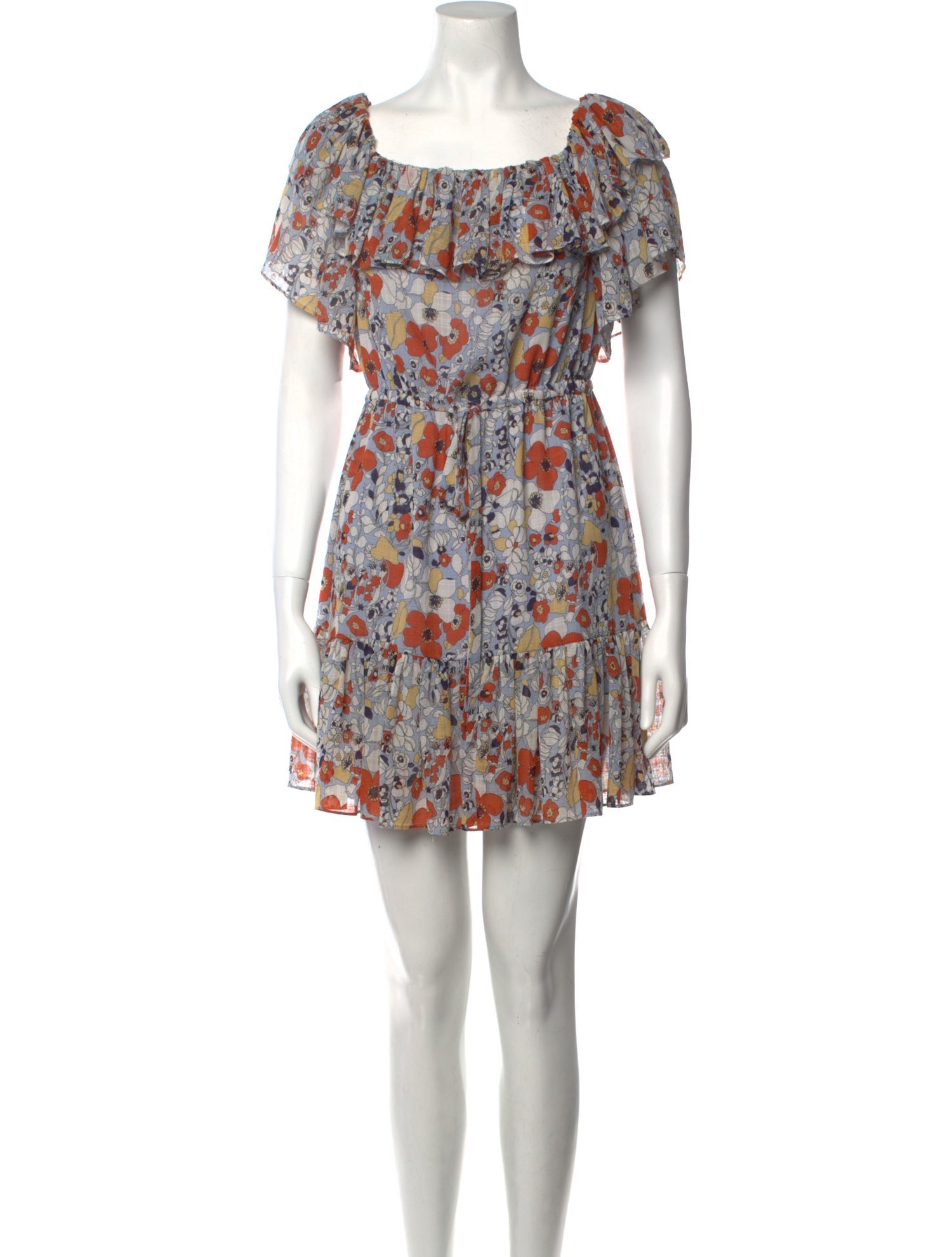 Alexis Floral Print Mini Dress