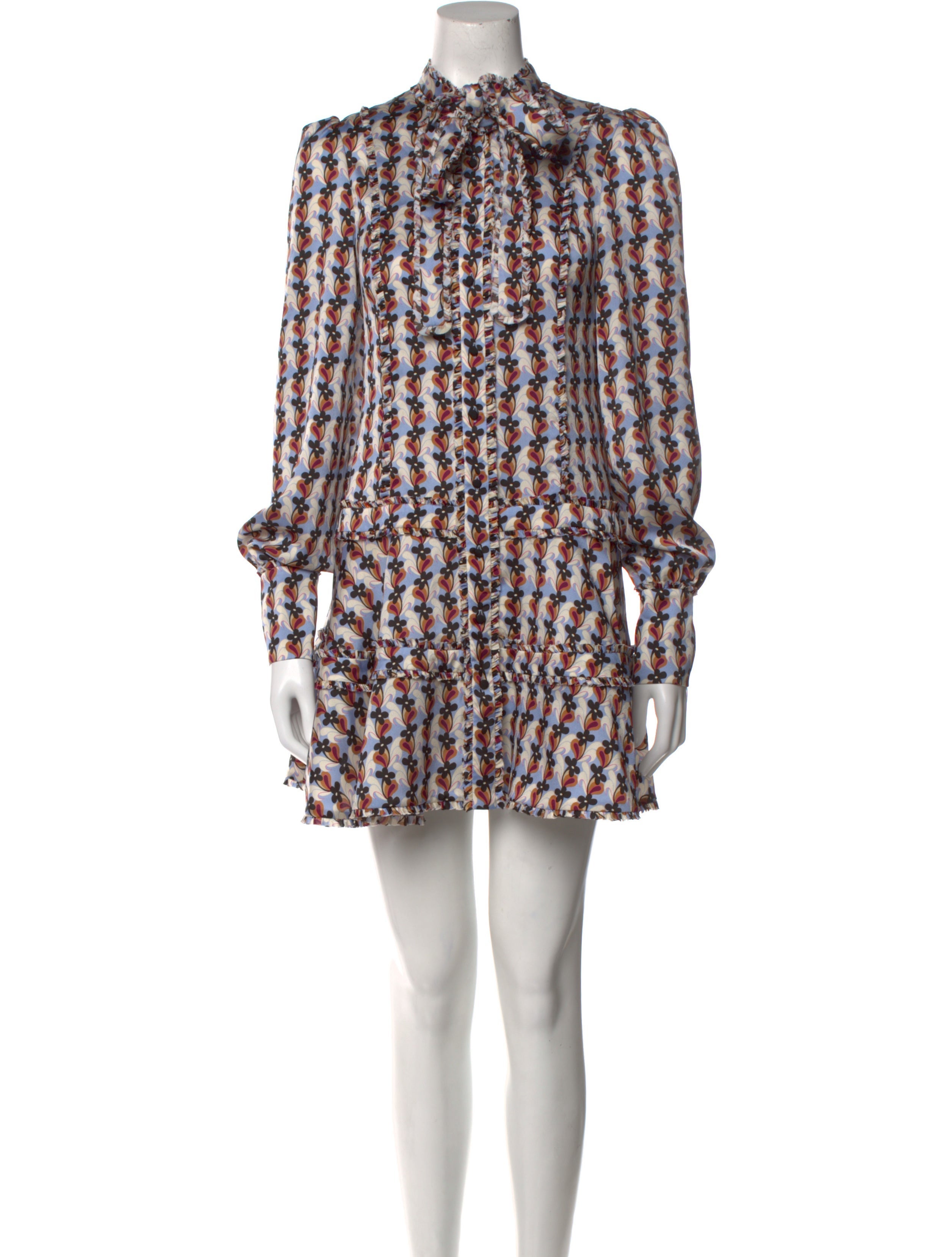 Alexis Floral Print Mini Dress