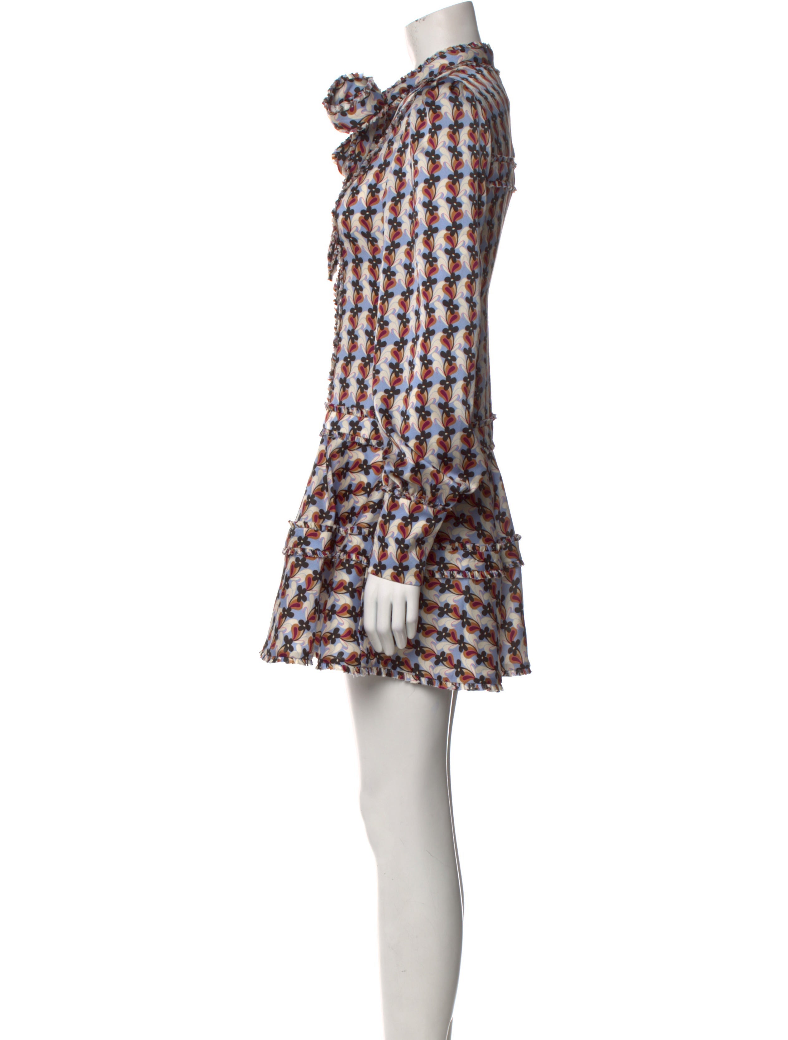 Alexis Floral Print Mini Dress