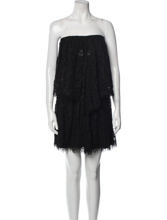 Alexis Lace Pattern Mini Dress