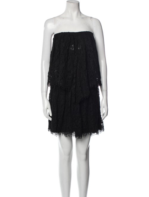 Alexis Lace Pattern Mini Dress