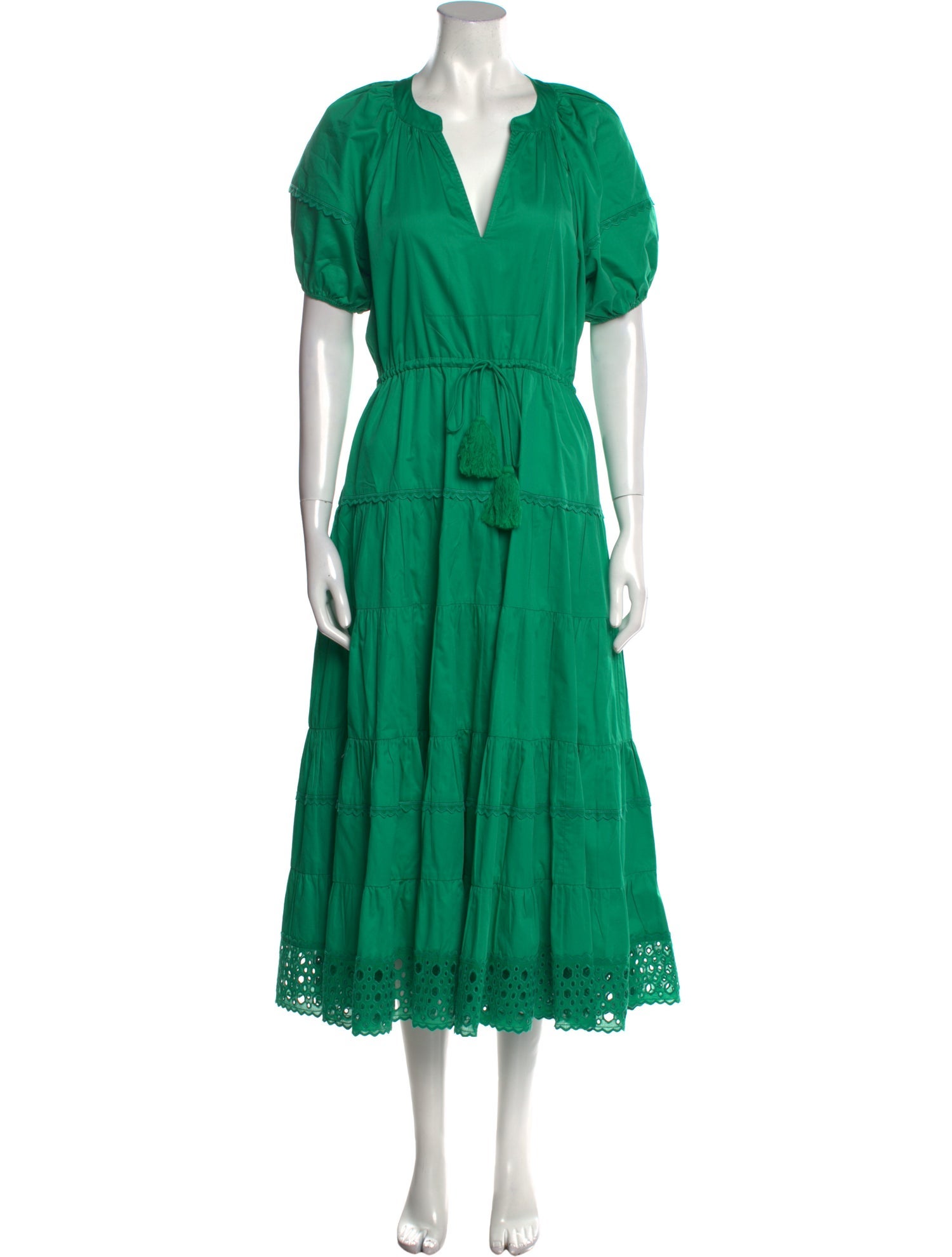 alexis dress green Alexis Bristal Feather Trim Dress in Green main image 0