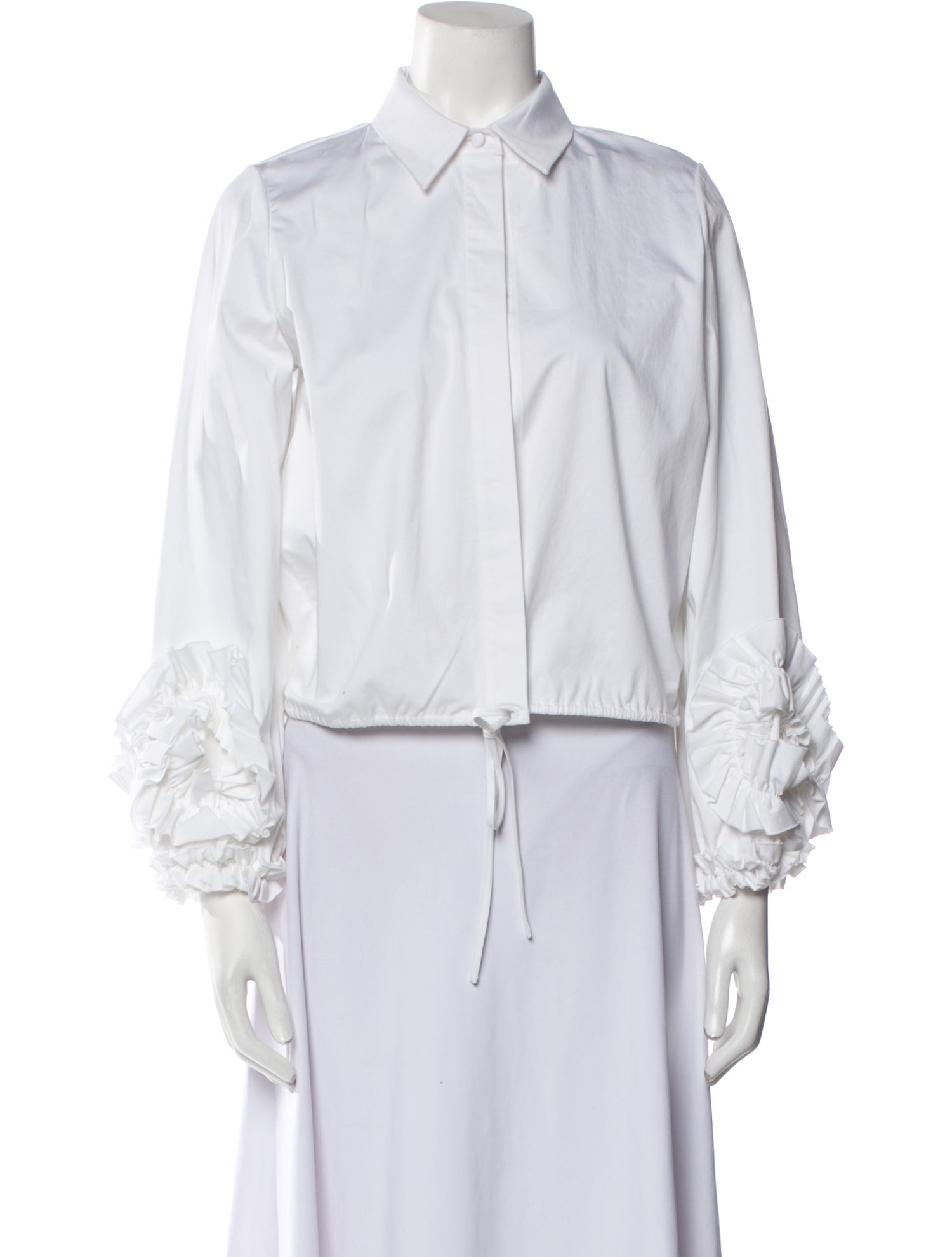 Alexis Three-Quarter Sleeve Button-Up Top