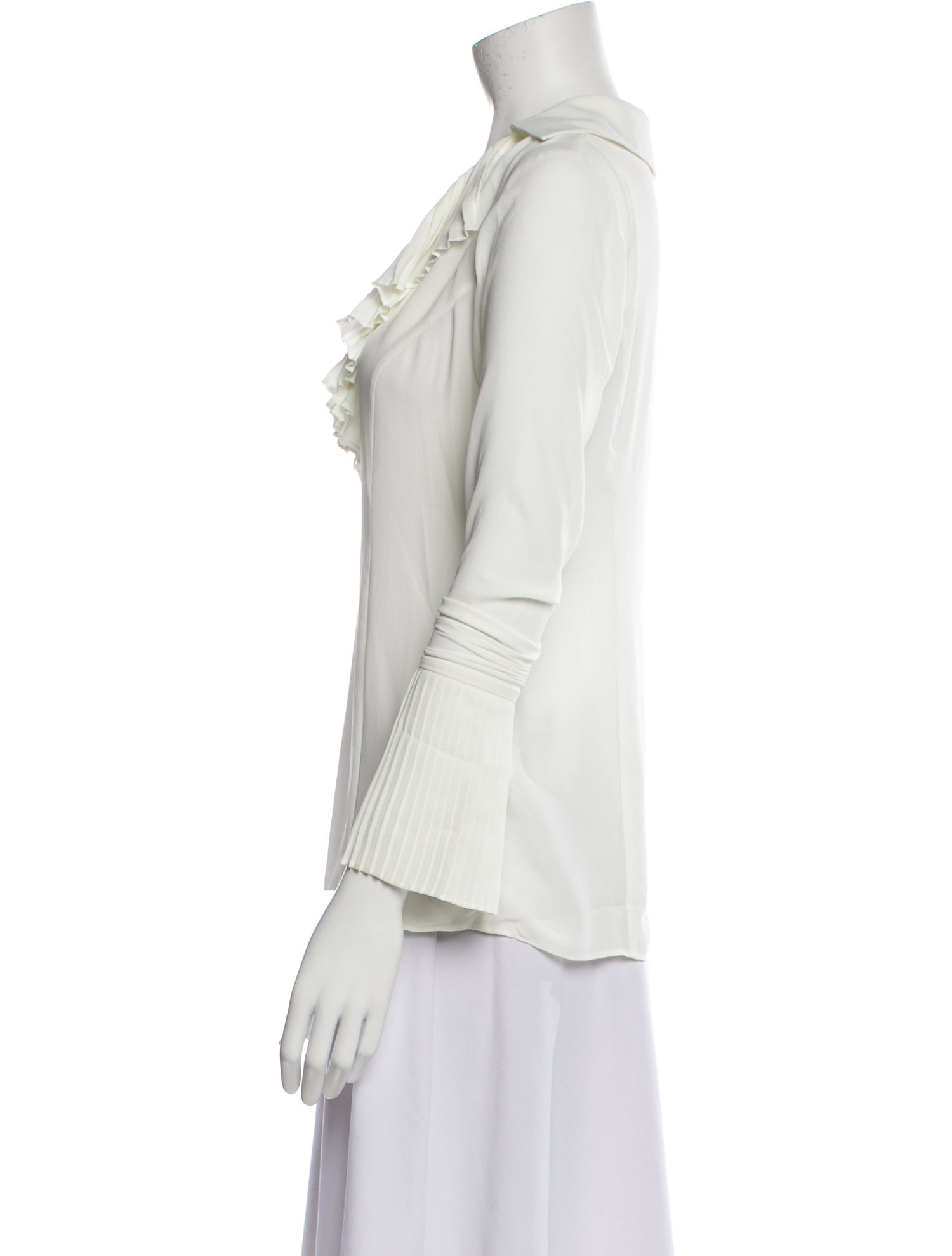 Alexis V-Neck Three-Quarter Sleeve Blouse w/ Tags