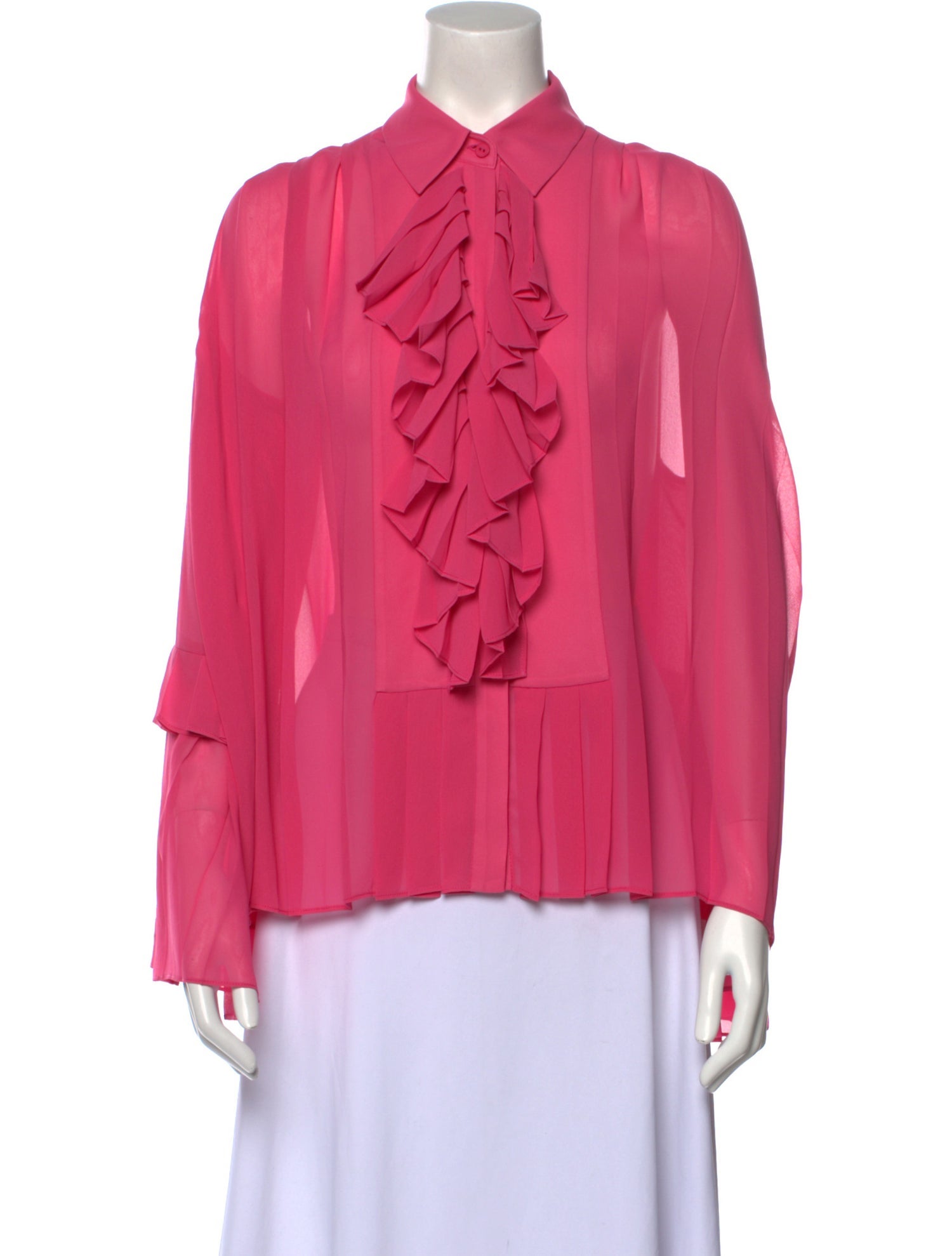 Alexis Mock Neck Long Sleeve Blouse