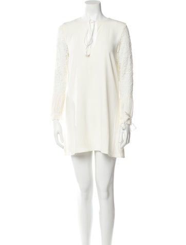 Alexis Dresses Crew Neck Mini Dress XS