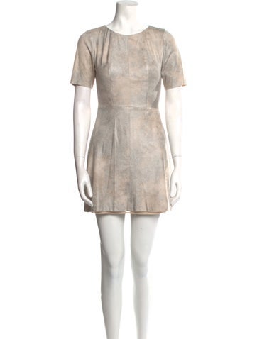 Alexis Dresses Crew Neck Mini Dress XS