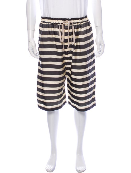 Ex Infinitas Striped Athletic Shorts