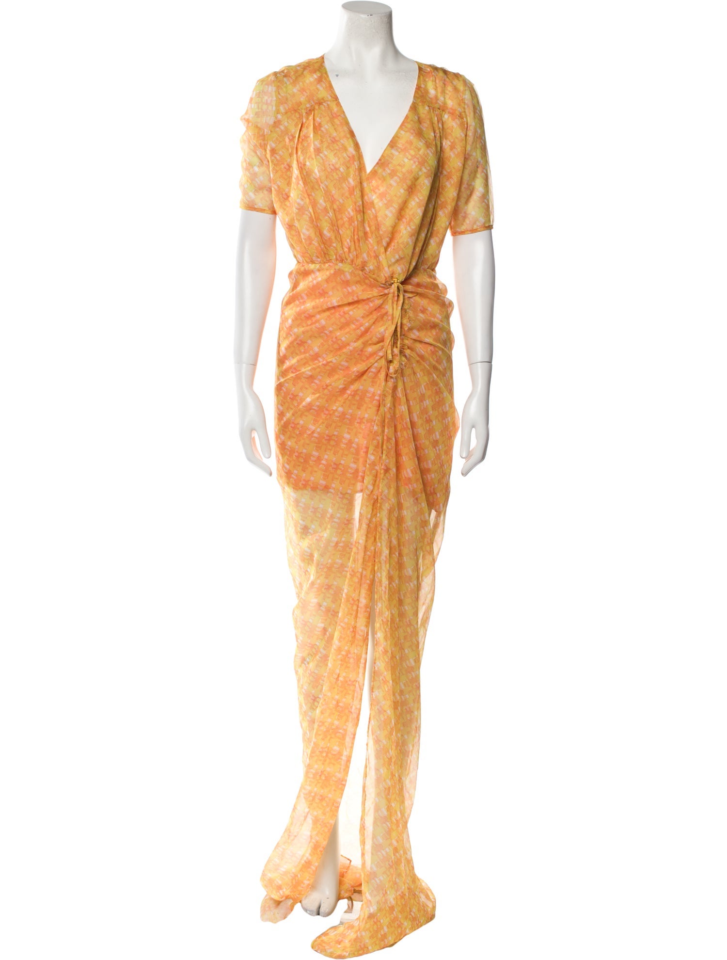 Eywasouls Malibu Printed Long Dress w/ Tags