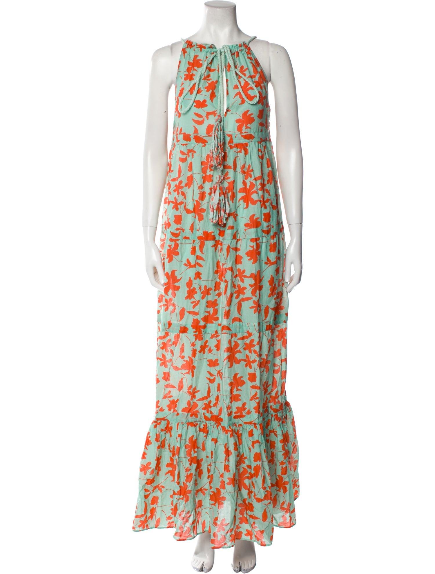 Eywasouls Malibu Printed Long Dress w/ Tags