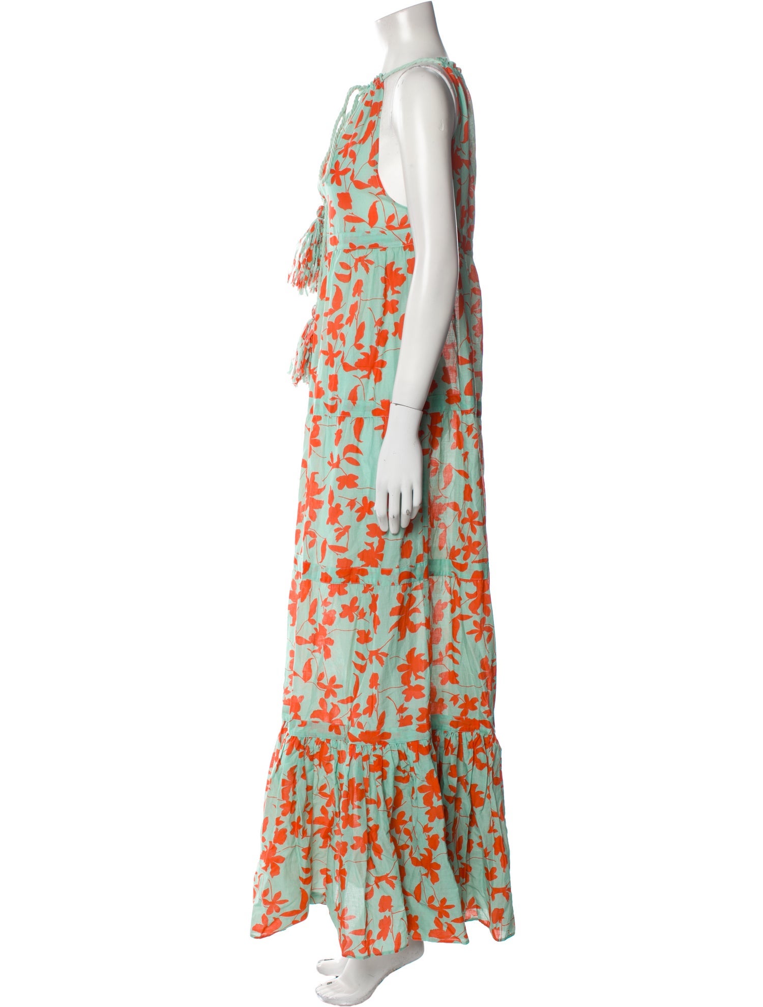 Eywasouls Malibu Printed Long Dress w/ Tags