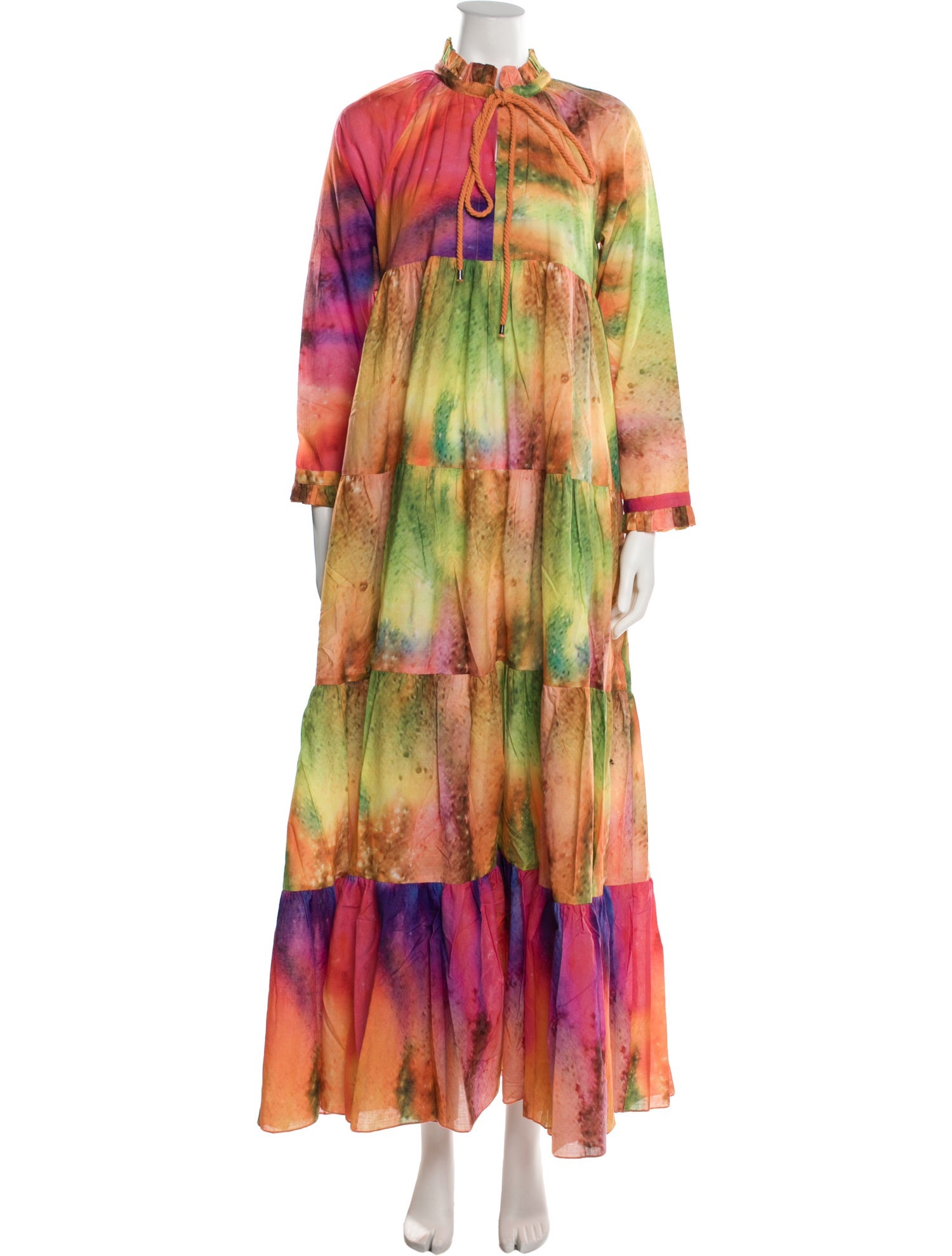 Eywasouls Malibu Printed Long Dress w/ Tags
