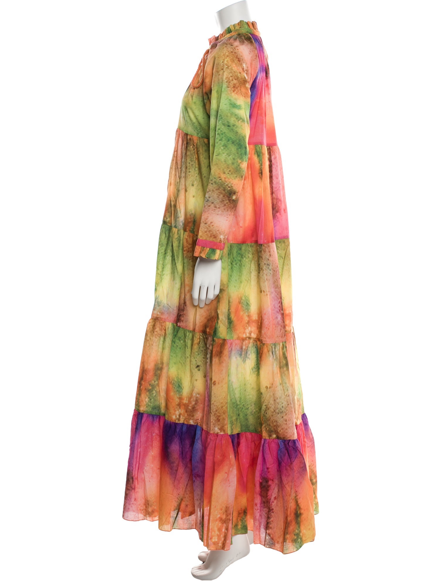 Eywasouls Malibu Printed Long Dress w/ Tags