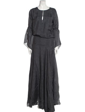 Eywasouls Malibu Dresses Silk Long Dress XS