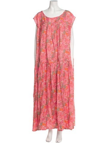 Eywasouls Malibu Dresses Paisley Print Long Dress XS