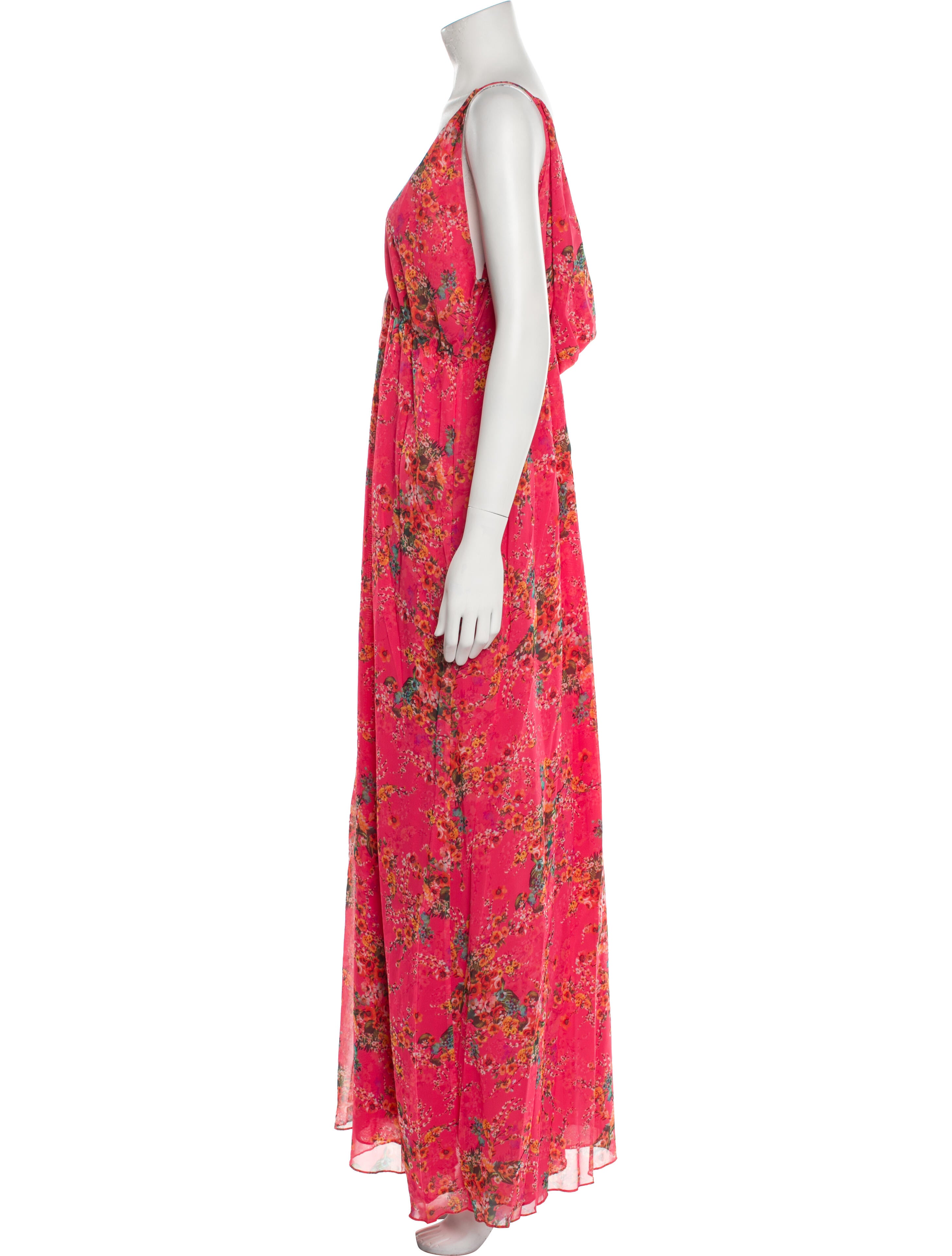 Eywasouls Malibu Floral Print Long Dress w/ Tags