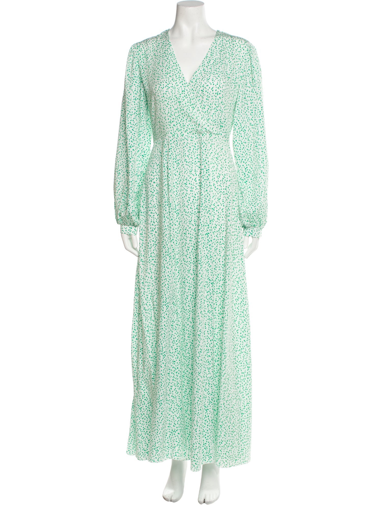 Eywasouls Malibu Polka Dot Print Long Dress w/ Tags