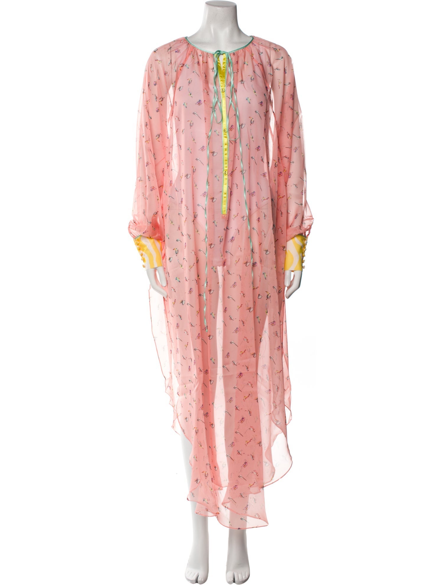 Eywasouls Malibu Printed Long Dress w/ Tags