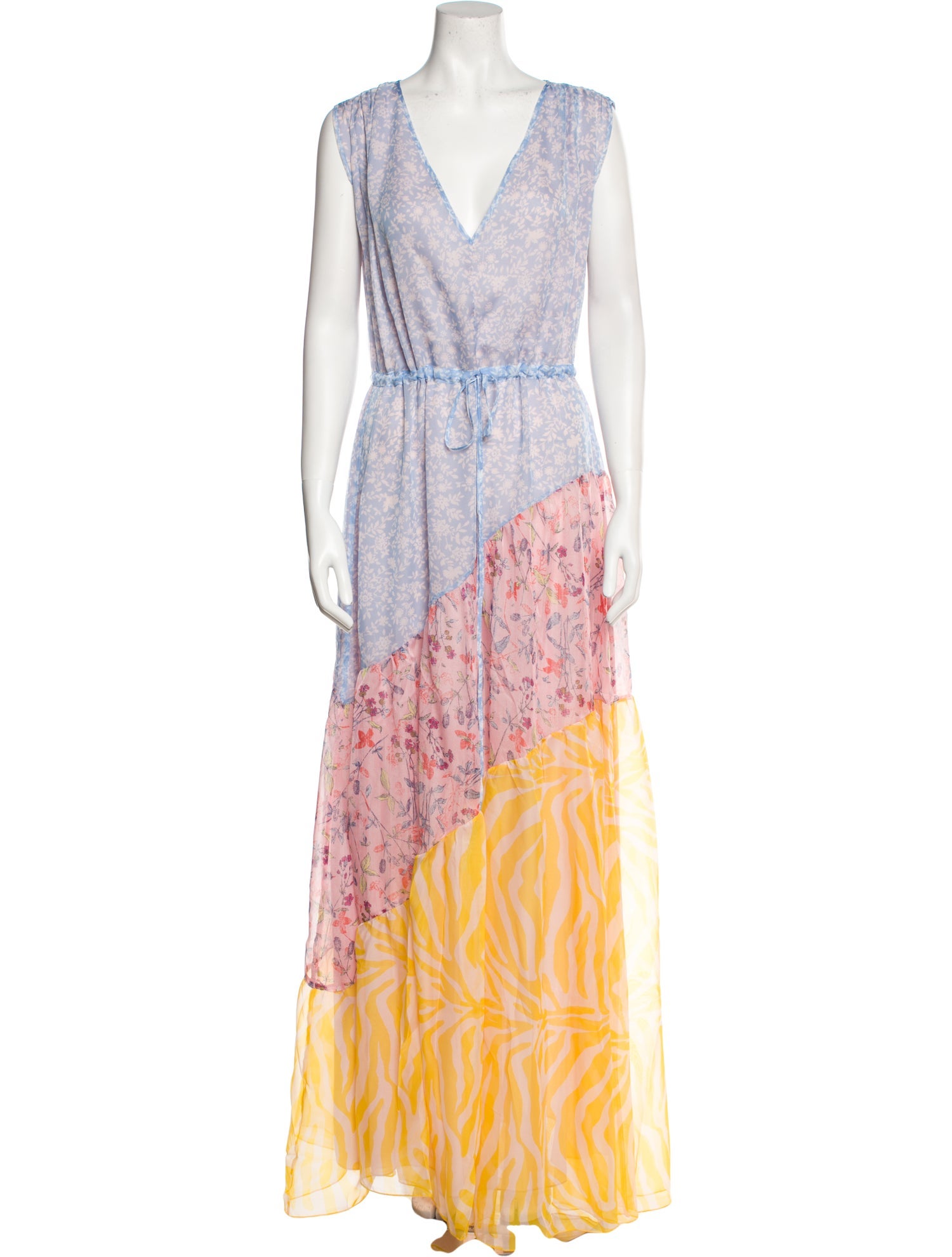Eywasouls Malibu Floral Print Long Dress