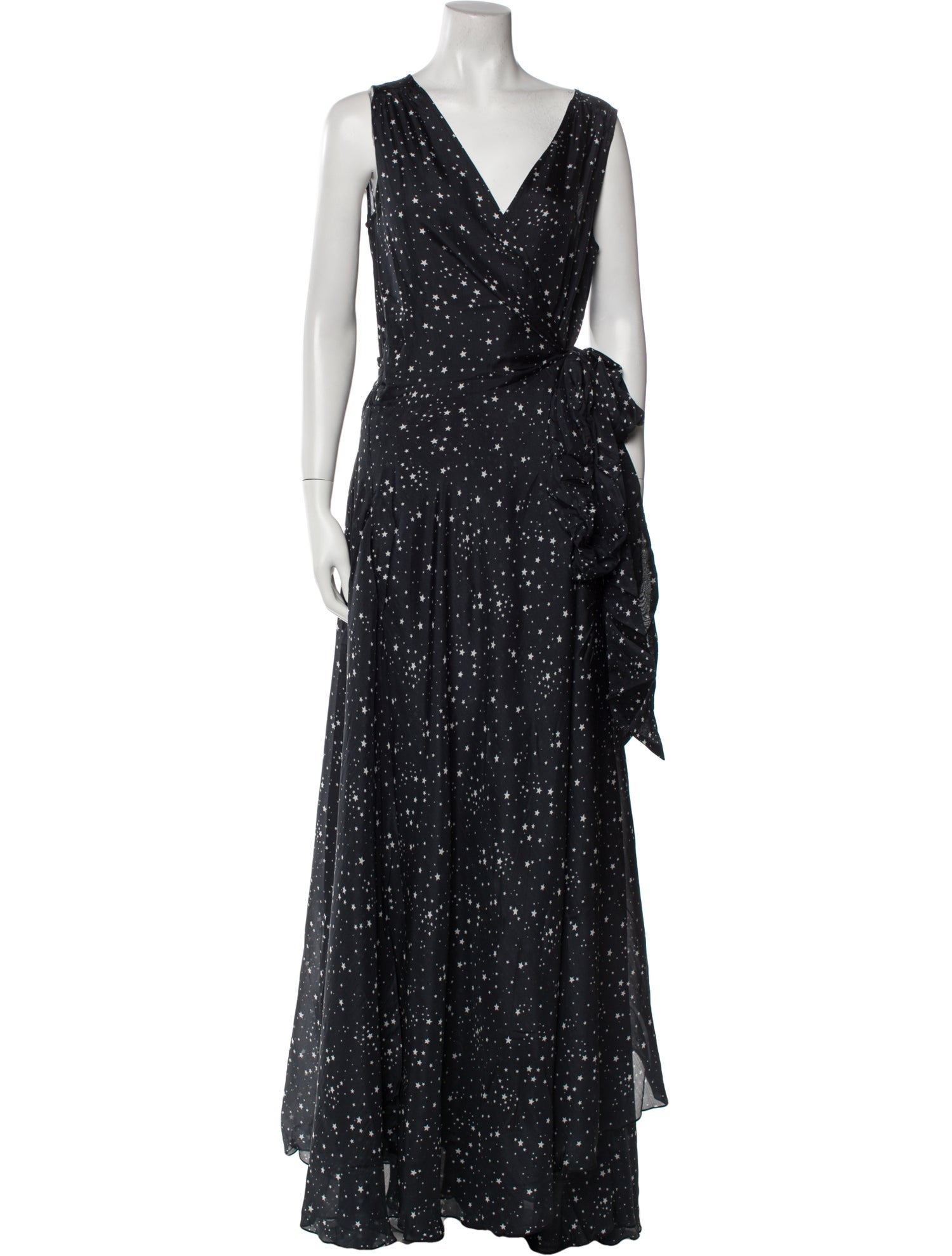 Eywasouls Malibu Polka Dot Print Long Dress w/ Tags