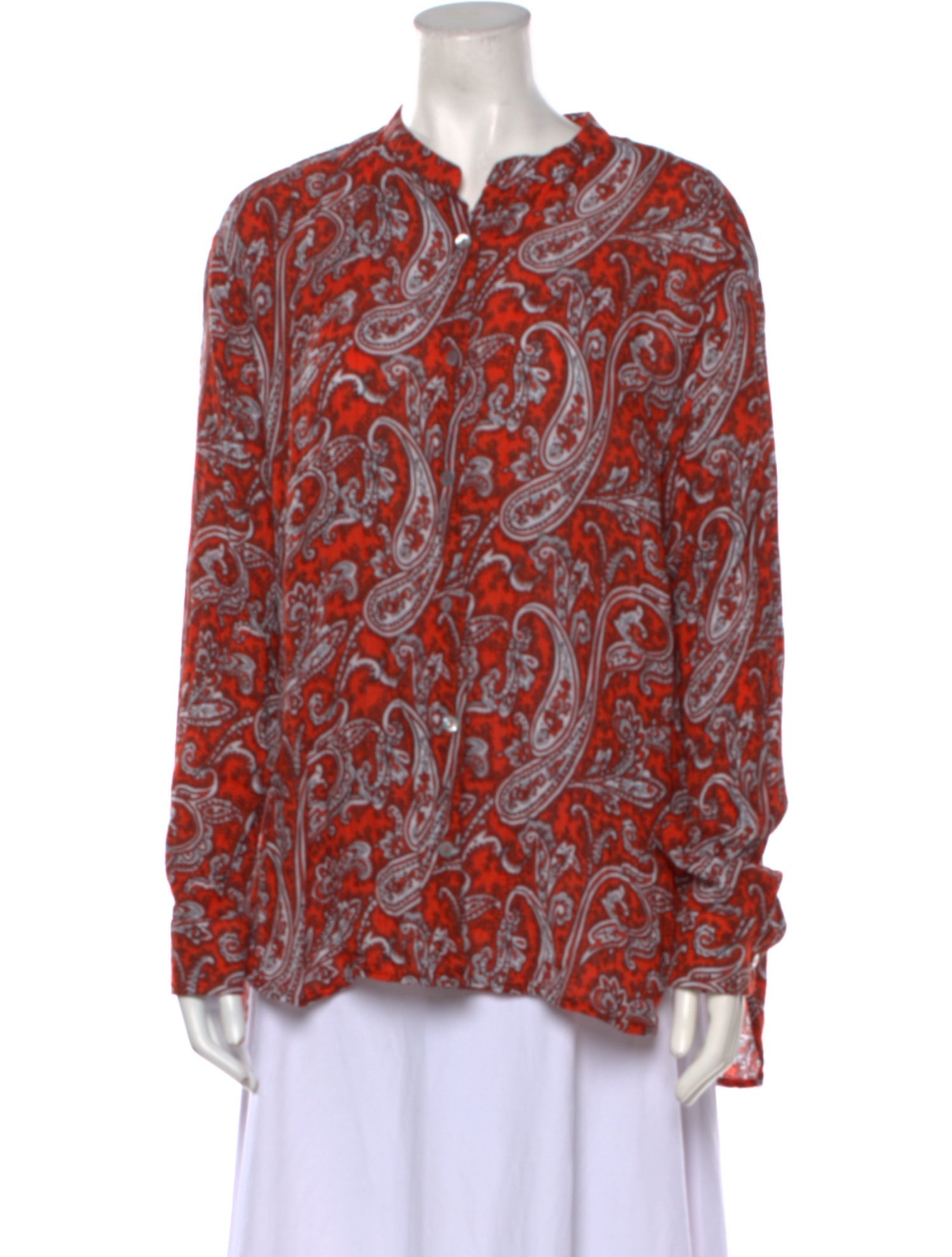Eywasouls Malibu Printed Crew Neck Blouse